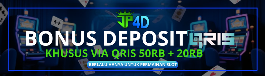 BONUS DEPOSIT HARIAN KHUSUS VIA QRIS 50 RIBU + 20 RIBU